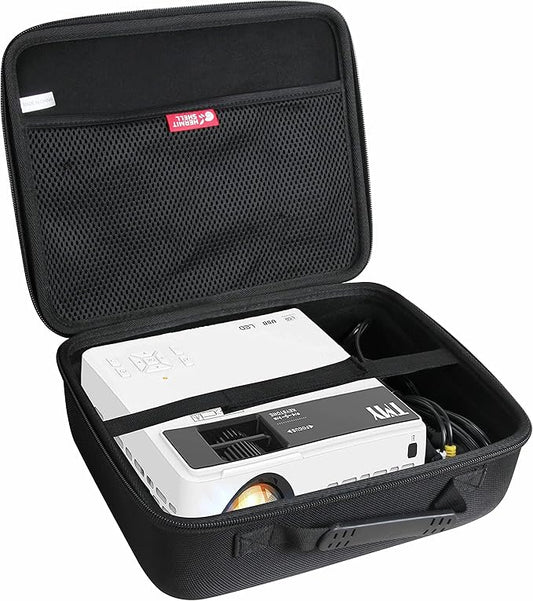 Hermitshell Hard Travel Case for TMY Mini Projector Upgraded 9500 Lumens Bluetooth Projector (Case for Projector + Tripod)