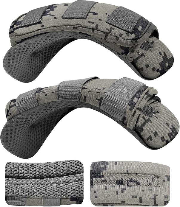 2Pcs Thick Cushioned Shoulder Pads, Anti-Slip Design and Breathable Mesh Pads for Shoulder Strap,Soft and Comfortable