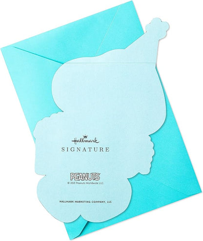 Hallmark Signature Peanuts Birthday Card (Snoopy, Happiness)