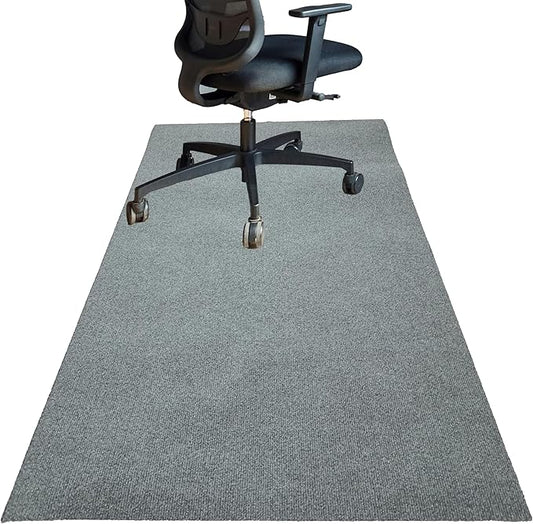 Office Chair Mat for Hardwood 36"x48" Computer Gaming Desk Floor Mat for Rolling Chair Non Slip Floor Protector,Grey