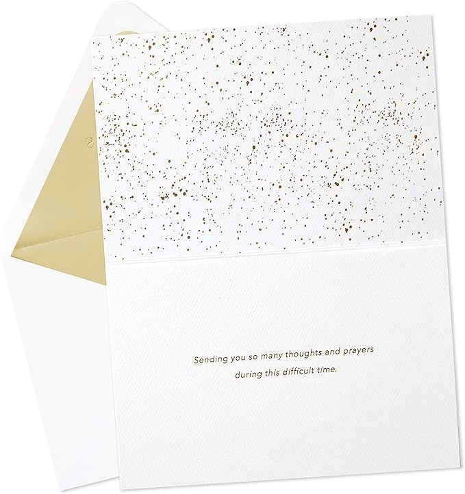 Hallmark Signature Sympathy Card (Many Thoughts and Prayers)