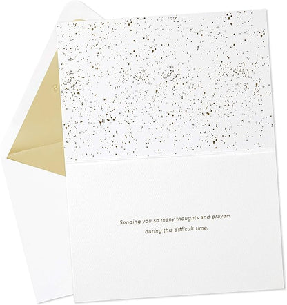 Hallmark Signature Sympathy Card (Many Thoughts and Prayers)