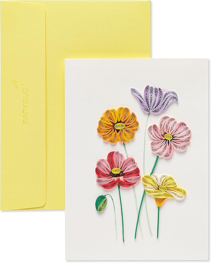 Papyrus Premium Birthday Quilling Card (Happy Birthday)