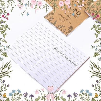 Ctosree 50 Pcs Bible Verse Prayer Journal Notebook Christian Note Pads Bulk mini Inspirational Notebook Religious Scripture Church Notepad for Women 3.15 x 5 Inches (Brown)