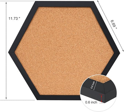 4 Packs Cork Board,Corkboards for Wall,Small Cork Board Decorations,Cork Boards for Walls with Frame, Decorative for Office, School & Home