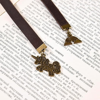 Bookmarks, Handmade Retro Cross Tree of Life Bible Bookmark with Long Leather Straps, Christian Saint Book Mark, Ideal Christian Gift (Style 22)