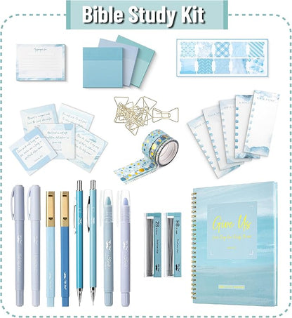Mr. Pen- Bible Journaling Kit for Women, Ocean Breeze, Bible Highlighters and Pens No Bleed, Bible Journaling Supplies, Bible Study Kit, Easter Gift