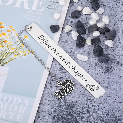 AMBREGRISSUN 2023 Graduation Gifts for Women Men Class of 2023 Bookmark for College High Middle School Student Inspirational Leaving Fare Well Gifts for Her Teen Girls Boys Friends Christmas Birthday