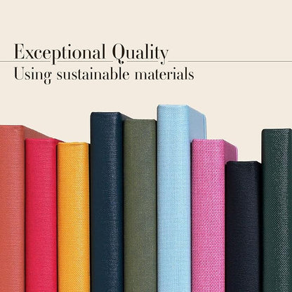 Hardcover Ruled Journal with Thick 100 gsm College Ruled Paper A5 size (8.3 inches x 5.4 inches) - Daily Writing Notebook Journal for Travel, School and Office Use - Diary Journal for Women and Men - Nutmeg