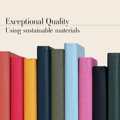 Hardcover Ruled Journal with Thick 100 gsm College Ruled Paper A5 size (8.3 inches x 5.4 inches) - Daily Writing Notebook Journal for Travel, School and Office Use - Diary Journal for Women and Men - Dutch Blue