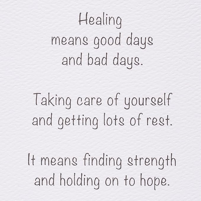 American Greetings Get Well Soon Card (Good Days and Bad Days)