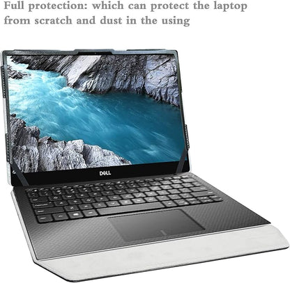 Alapmk Protective Case for 13.3" Dell XPS 13 2-in-1 7390 9310/Latitude 9330 9340 & Yoga Slim 7i Carbon/ThinkPad X1 Nano 13/ideapad S540-13IML [Not fit XPS 13 2-in-1 9365/XPS 13 7390 9310 9300],Black