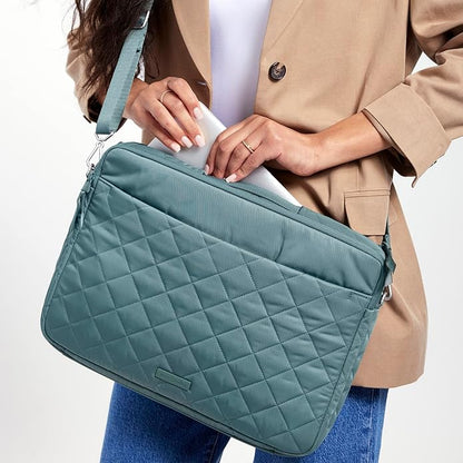 Vera Bradley Women's Performance Twill Laptop Crossbody Workstation