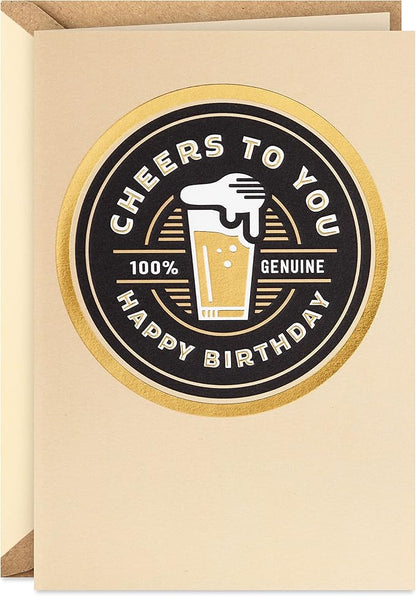 Hallmark Signature Birthday Card (Cheers to You)