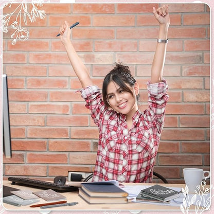 40 Pcs Inspirational Notebooks Motivational Mini Notepads Bulk Aesthetic Mini Notebook with Pen Employees Appreciation Gifts for Social Worker Coworkers Teachers Office (Neutral Colors)