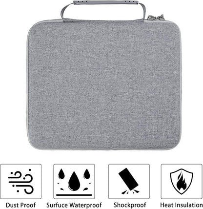 Aenllosi Hard Case for Canon Selphy CP1500 CP1300 CP1200 4x6 Photo Printer,Storage for Charger,Color ink and Paper Accessories(Grey,Case Only)