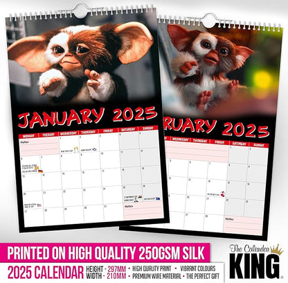 // Gizmo - 2025 Wall Calendar (Full Colour, A4 Size)