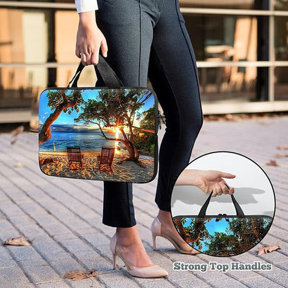 Universal Tablet Laptop Sleeve Case 10 inch, Sunset Tree Slim Carrying Case Durable Handbag Travel Laptop Bag for 7 to 10-inch Laptops/Notebook/Kids Tablet/ipad/eBook Readers