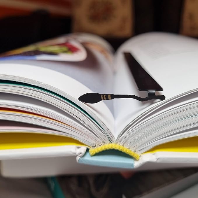 Broom Bookmark Magic Wand Bookmark Metal Bookmark for Witch Wizards Beautiful Bookmark for Girls, Boys, Kids, Book Club Gift Gifts Bookish Gifts for Book Lovers Wizard Bookmarks Teacher Gift (Broom)