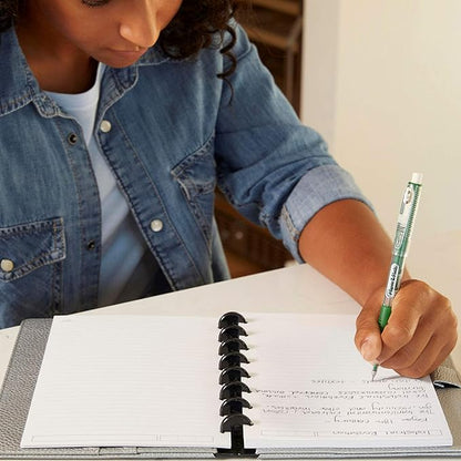 Paper Mate Clearpoint Mechanical Pencils 0.5mm, Break Resistant HB #2 Lead, School Supplies, Art Supplies, Drawing Supplies, Sketching Pencils, 2 Pencils, Black, 1 Lead Refill Set, 2 Erasers