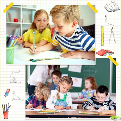 Ireer 60 Pcs Scented Pencils for Kids Animal Fruit Fun Smelly Pencils Bulk HB Graphite with 60 Pcs Cute Cartoon Toppers Gift for School Office Classroom Party Reward Supplies(Cute Style)