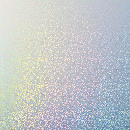 Cricut Printable Holographic Sticker Paper - US Letter Size (8.5in x 11in), Waterproof Sticker Paper for Printer, Compatible with Cricut Maker, Explore 3, & Cricut Joy Xtra, White (5 Ct)