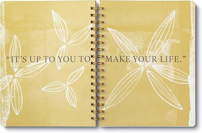 Compendium Spiral Notebook - The map to where she’s going is written on her heart. — A Designer Spiral Notebook with 192 Lined Pages, College Ruled, 7.5”W x 9.25”H