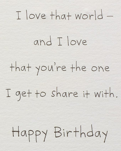 American Greetings Romantic Birthday Card (You-And-Me Moments)