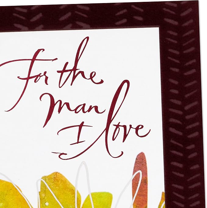 Hallmark Birthday Card for Husband or Boyfriend (Man I Love)