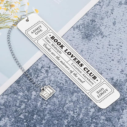 Bookmark Gifts for Book Lovers Women Graduation Gift for Best Friend Daughter Son Her Bookish Gift for Readers Reading BFF Coworkers Sister Birthday Christmas Gift for Adults Teen Girls Boys Book Club