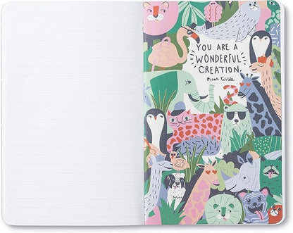 Compendium Softcover Journal - You Are Weird, Unique, and Wildly Perfect. – A Write Now Journal with 128 Lined Pages, 5″W x 8″H