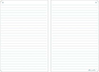 Rite In The Rain Weatherproof Stapled Notebook, 4 5/8" x 7", Yellow Cover, Journal Pattern, 3 Pack (No. 391FX)