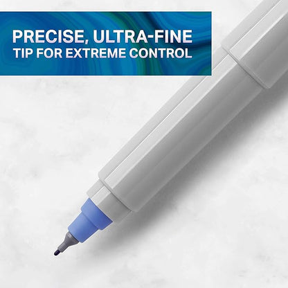 Sharpie Permanent Markers, Ultra-Fine Point, Featuring Mystic Gem Color Markers, Assorted, 24 Count