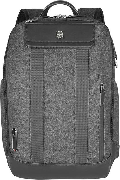 Victorinox Architecture Urban2 City Backpack - Professional Computer Backpack that Holds Laptop, Tablet & Water Bottle - Perfect Travel Bag - 17 Liters, Gray