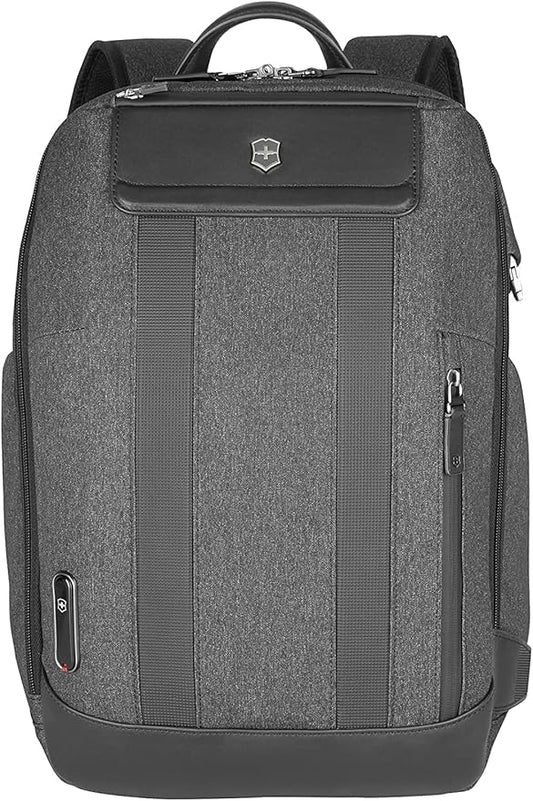Victorinox Architecture Urban2 City Backpack - Professional Computer Backpack that Holds Laptop, Tablet & Water Bottle - Perfect Travel Bag - 17 Liters, Gray