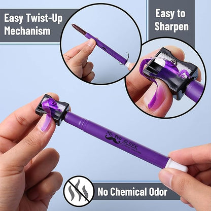 Mr. Pen No Bleed Gel Highlighter, Bible Highlighters, Purple, Pack of 4