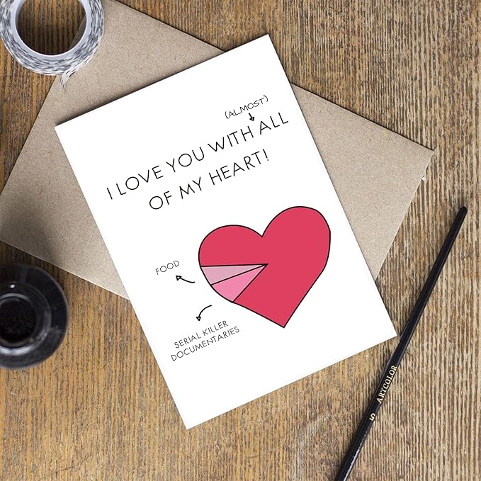 Funny Anniversary Card for Boyfriend, Humorous Valentines Day Card, Almost of My Heart Card, Naughty Birthday Card