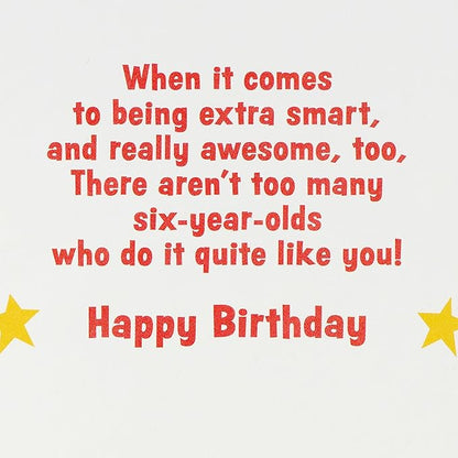 American Greetings 6th Birthday Card (Really Awesome)