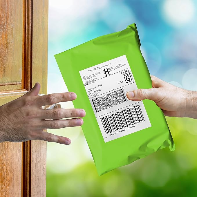 Colored Poly Mailers Pack of: (Green, 7.5" x 10.5" pack of 500) Be creative with your packaging with Colored mailers