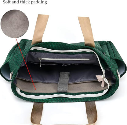 canvaslife Laptop Briefcase, Practical Waterproof Versatile Laptop Shoulder Messenger Bag (15 "-15.6" A-9)