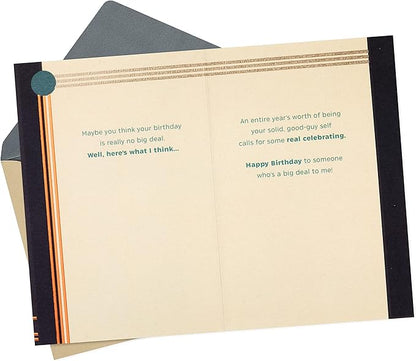 Hallmark Birthday Card for Men (Good Guy)