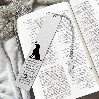 Dog Book Markers for Women Inspirational,Funny Bookmarks for Students Teachers School Home Office Supplies,Book Lover Dog Lover Friends Girl Sister Mom Female Christmas Birthday Gifts JCH8