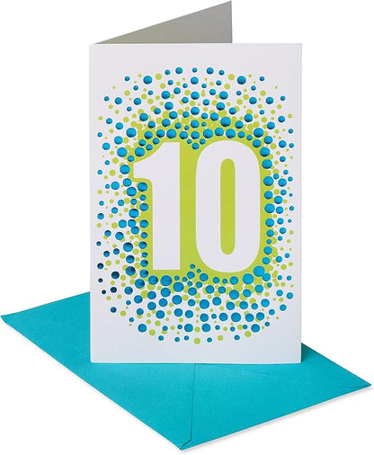 American Greetings 10th Birthday Card (Big 10)