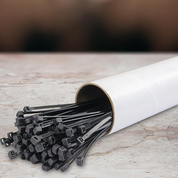 MagicWater Supply Mailing Tube 3 in x 12 in White - 2 Pack - for Shipping and Storage of Posters, Arts, Crafts, and Documents