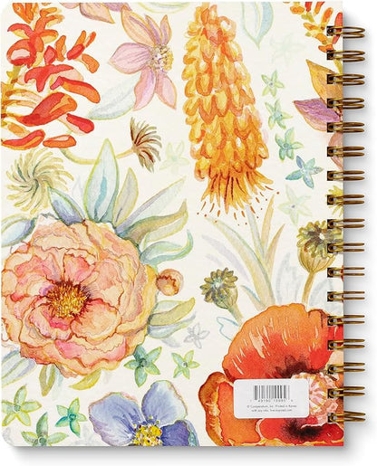 Compendium Spiral Notebook – Seek Out Beauty Where It Lives. – A Designer Spiral Notebook with 192 Lined Pages, College Ruled, 7.5" W x 9.25" H