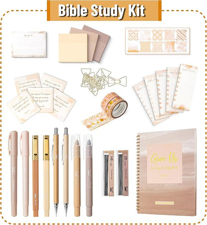 Mr. Pen- Bible Journaling Kit for Women, Golden Blush Color Theme, Bible Study Supplies Journaling Kit, Easter Gift