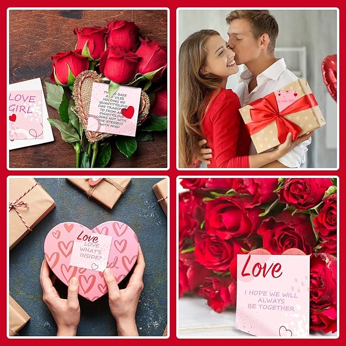 9 Pieces Valentine's Day Sticky Notes Valentine Heart Sticky Notes Self-Adhesive Note Pads Sticky Memo Notes for School Office Home Supplies Students Teachers Presents Valentine's Day