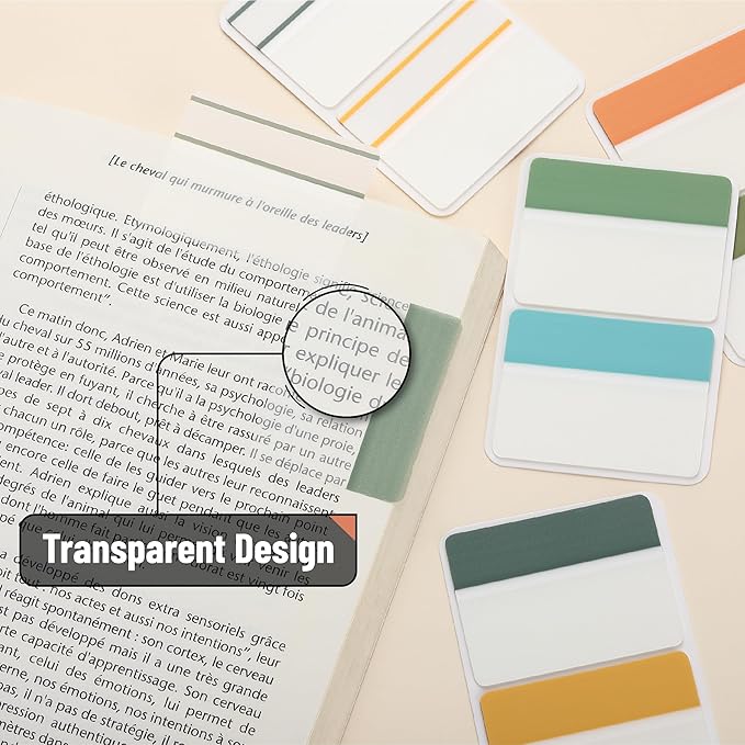 Mr. Pen- Sticky Index Tabs, 500 Pcs, 21 Sets, Colorful Sticky Tabs for Notebooks, Page Markers, Page Tabs for Binders, Page Tabs Sticky Tabs for Books, Notebook Tabs, Book Sticky Tabs for Notebooks