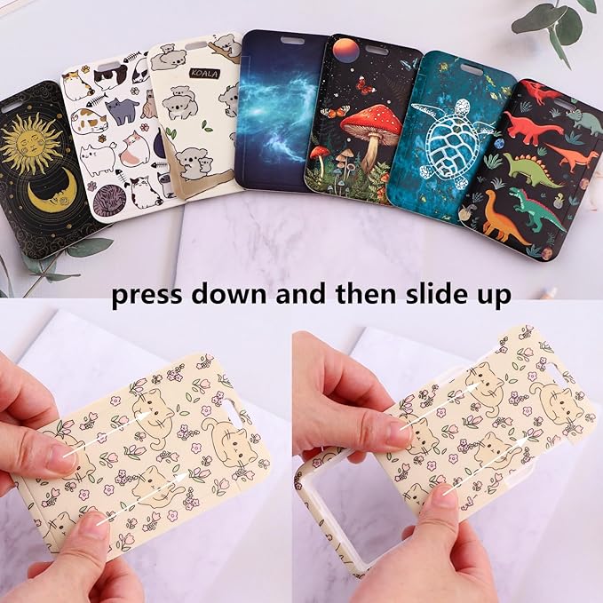 Blue Art Starry Night Lanyard for Keys ID Badge Holder Lanyard & Retractable Badge Reel Clip Cool Van Gogh Key Lanyard for Women Men Girls for ID Badges Nurse Neck Lanyard ID Holder