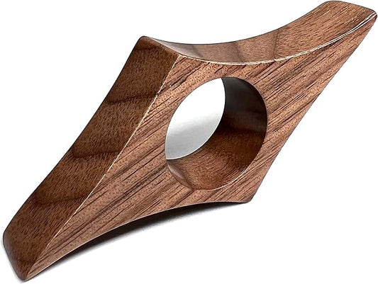 Handmade Walnut Wooden Book Page Holder - Novel Thumb Bookmark Gifts for Reading (Walnut, Mini)